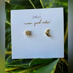 Sun & moon earrings